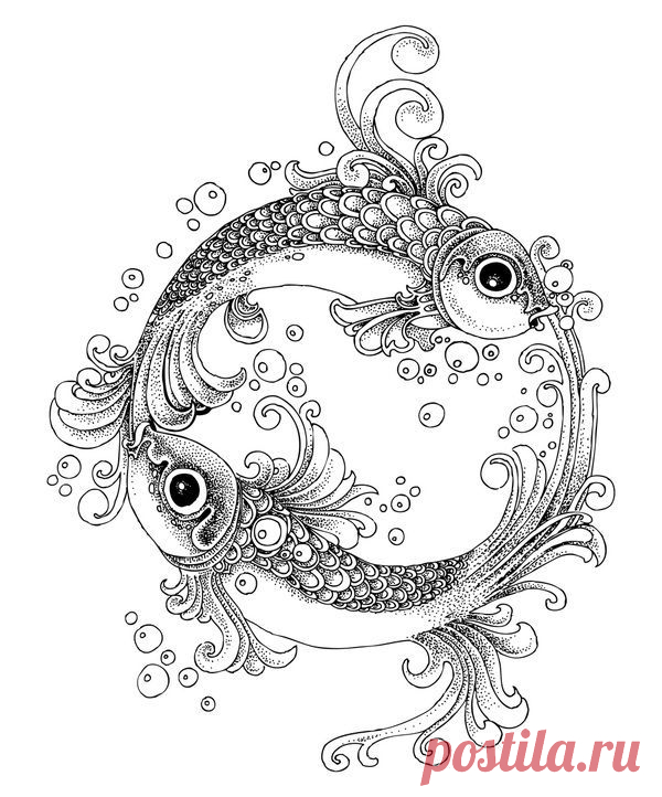 Зентангл (zentangle) - арт~картинки для творчества.