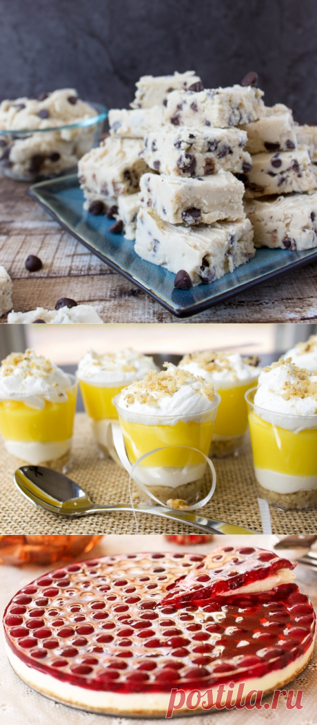 6 летних десертов без выпечки