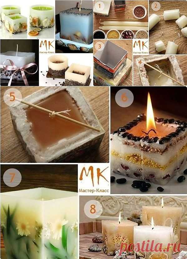 DIY Unique Christmas Candle