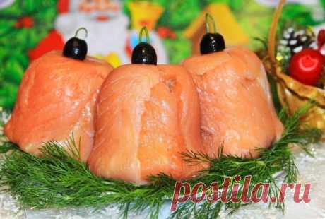 "Колокольчики" - вкусная закуска из слабосоленой семги с сыром, простой рецепт на праздничный стол - Простые рецепты Овкусе.ру