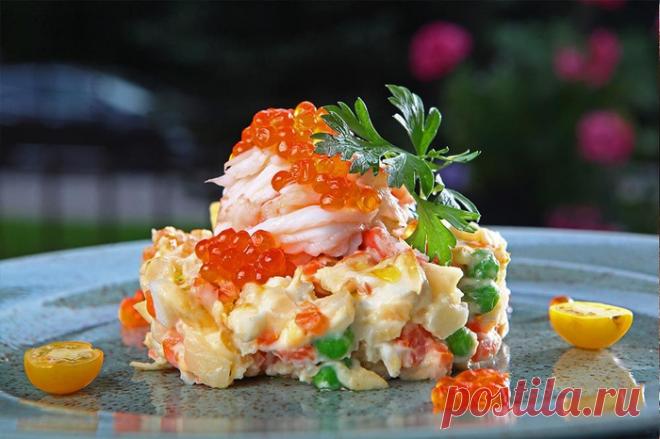 ОЛИВЬЕ ПО-ЦАРСКИ = ДОМАШНИЙ МАЙОНЕЗ + СОЛЁНАЯ КРАСНАЯ РЫБКА