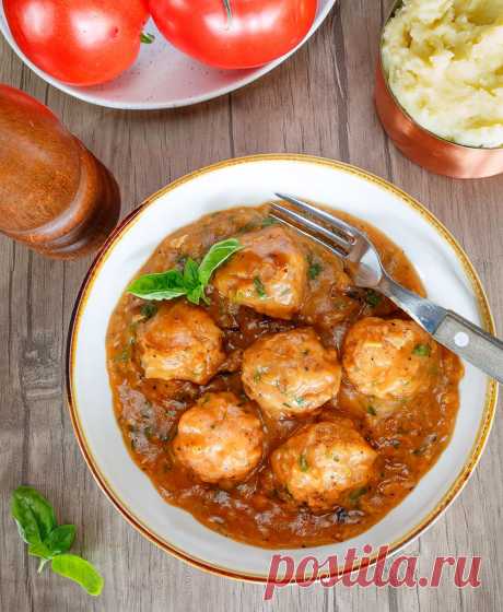 Митболы в густом пикантном соусе на Вкусном Блоге