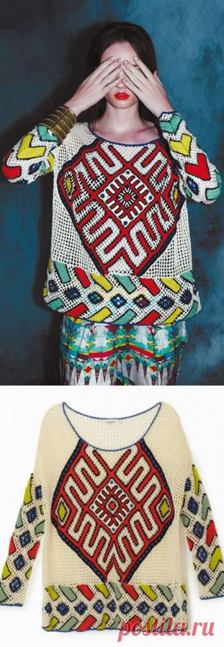 СТИЛЬНОЕ ВЯЗАНИЕ: Tampico jumper