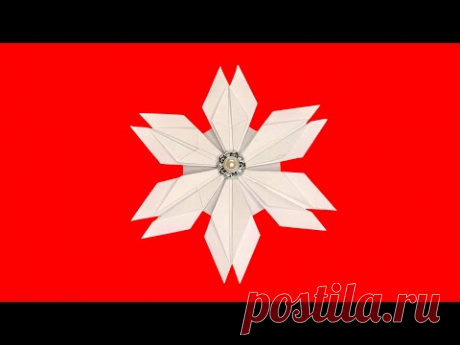 Цветок из бумаги, поделки оригами к 8 марта