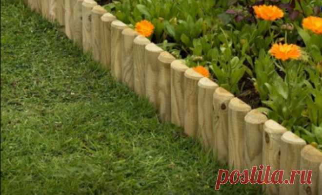 оформление клумбы