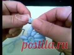 Bullion stitch | KWIATY | Стежки, Цветы, Связанные Крючком и Инструкция По Вязанию Крючком Цветов
