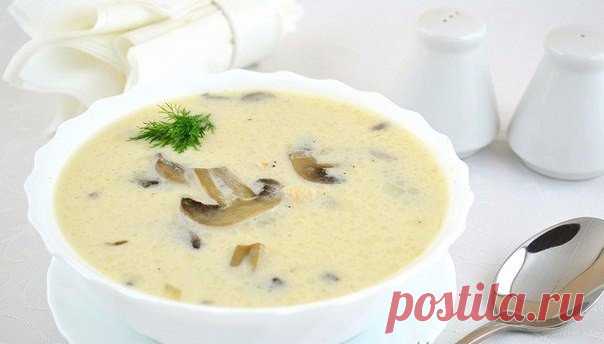 Особенно вкусный и ароматный грибной суп с сыром Вкусно и полезно!
