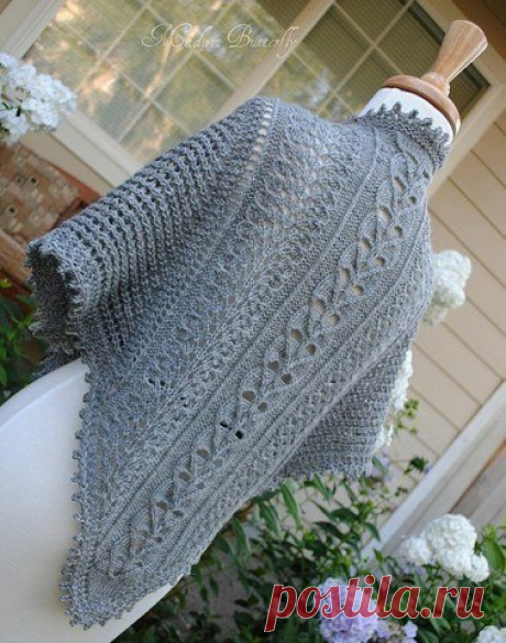 Ажурная Шаль Lace Shawl by Candace Eisner Strick