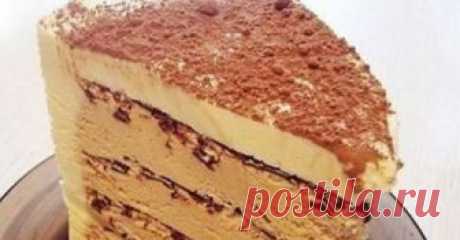 РЕЦЕПТЫ И СОВЕТЫ ХОЗЯЙКАМ: Торт «Кофе с шоколадом» без духовки…