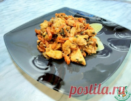 Курица с морковью и розмарином – кулинарный рецепт