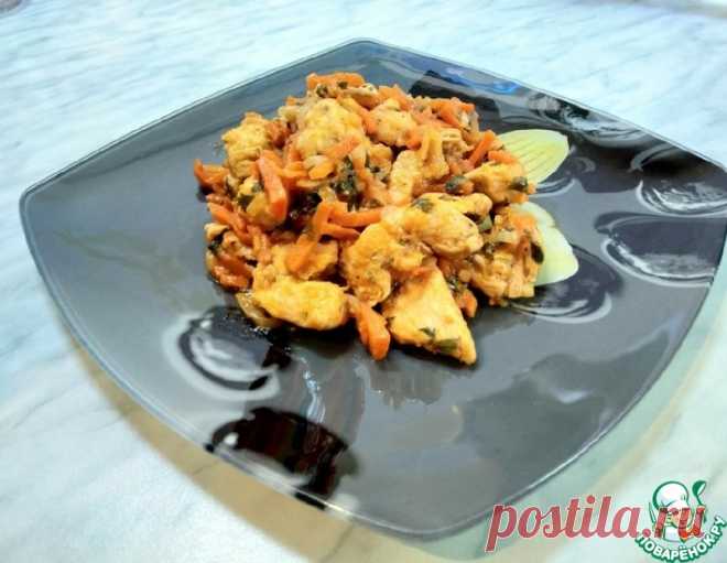 Курица с морковью и розмарином – кулинарный рецепт