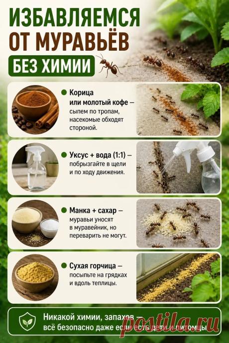 Избавляемся от муравьев без химии