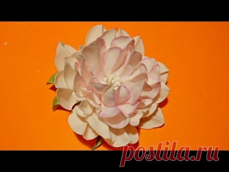 Цветы из ткани: очень легко.