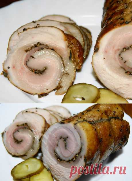 Помарки на полях... - Копченый рулет....