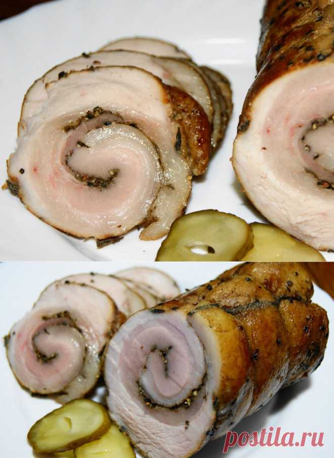 Помарки на полях... - Копченый рулет....