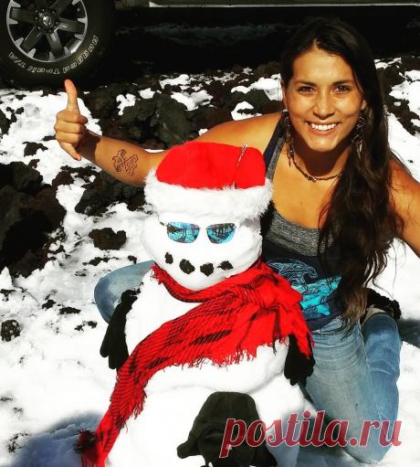 Фото: Снегопад на Гавайях