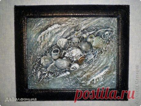 &quot;Морское дно&quot;: коллаж в технике &quot;терра&quot; | Сделай сам!
