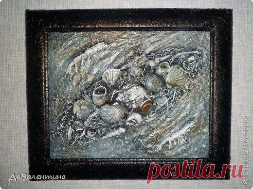 "Морское дно": коллаж в технике "терра" | Сделай сам!