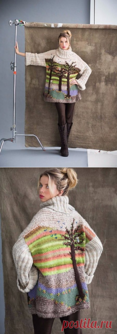 Шикарный свитер от Nicky Epstein Vogue Knitting