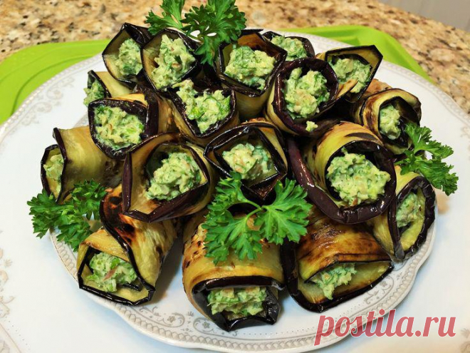 Баклажанные закуски - вкусно и не калорийно!