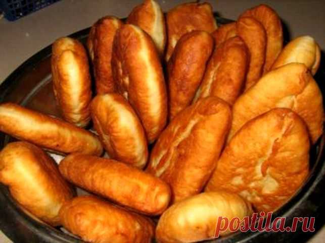 Жареные пирожки с картошкой (постные)