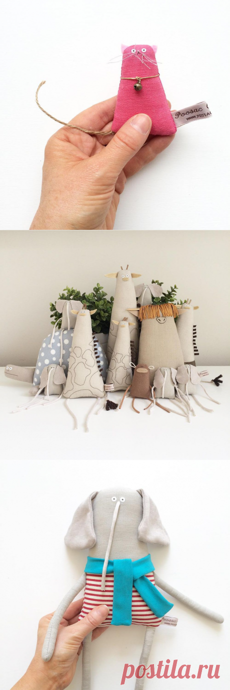 Очаровательные текстильные игрушки-примитивы Kim Smith - Ярмарка Мастеров - ручная работа, handmade