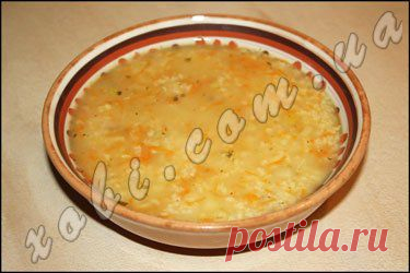 суп с пшеном