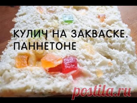 Кулич на закваске левито мадре. Паттеноте - YouTube