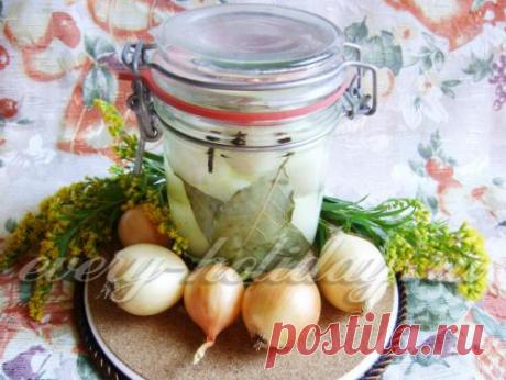 Маринованный лук на зиму
