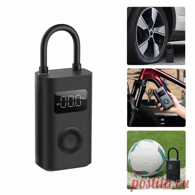 Xiaomi mijia 1s 150psi air pump multi-function 4000mah type-c 5 modes auto tire pump with led light for car bike motorcycle ball Sale - Banggood.com