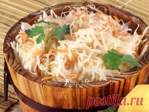 КВАШЕНАЯ КАПУСТА С МОРКОВЬЮ