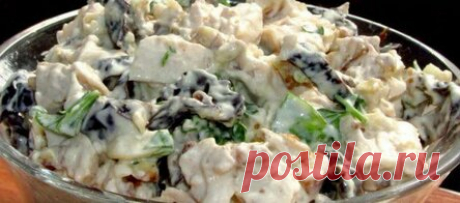 До неприличия простой рецепт и до безумия вкусный и сытный салат «Холостяк».