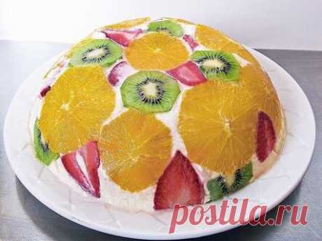 Самый популярный рецепт лета — фруктовый торт
