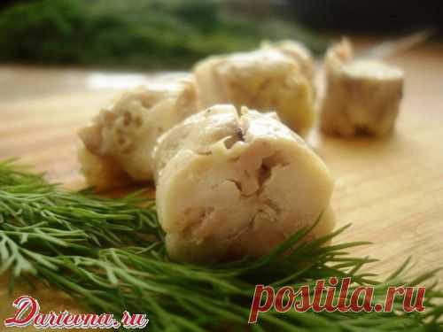 Куриная домашняя колбаса быстрого приготовления