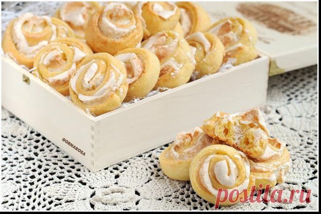 Творожное печенье "Розочки"