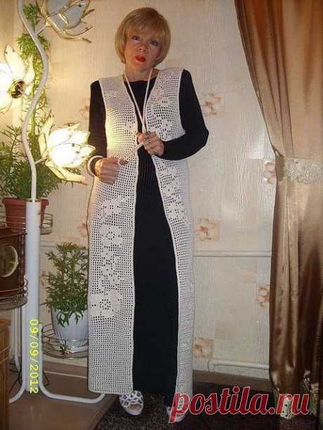 Филейное вязание. Красивые летние наряды + схемы