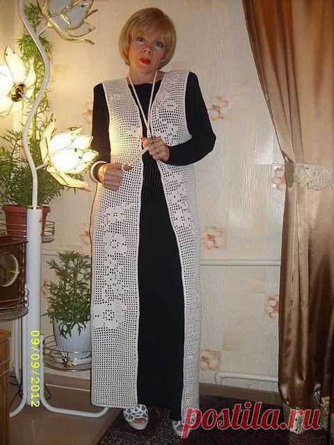 Филейное вязание. Красивые летние наряды + схемы