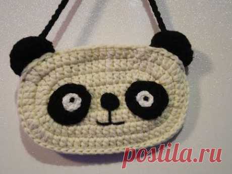 Детская сумочка &quot;ПАНДА&quot; Children's Crochet Bag