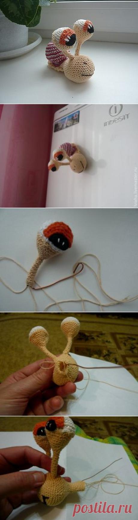 Улитка - магнит на холодильник. - Ярмарка Мастеров - ручная работа, handmade
