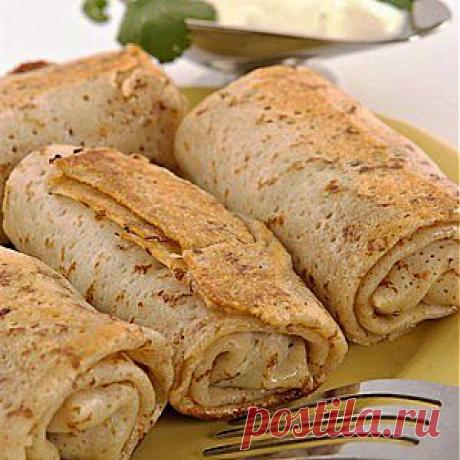 Блинчики с морковью, изюмом и урюком