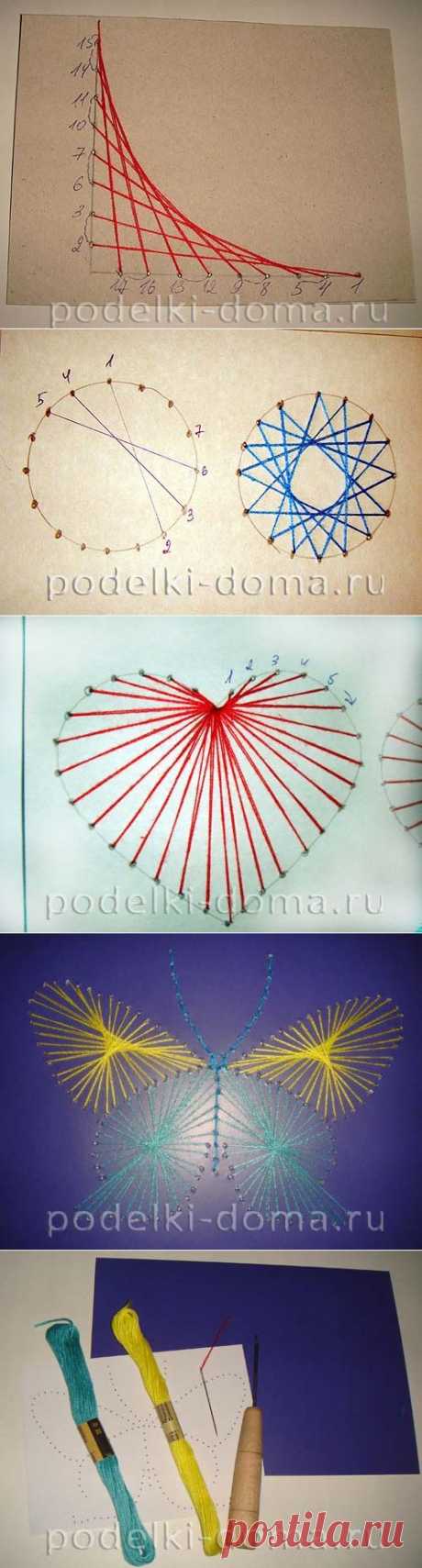 Техника изонить для начинающих (мастер-класс) | Коробочка идей и мастер-классов
