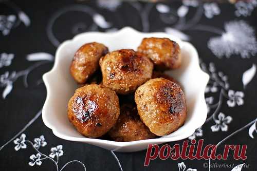 Тефтели с яблоками - кулинарный рецепт