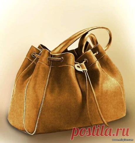 Всеми любимая сумка мешок - Drawstring bag. Готовые выкройки в натуральную величину