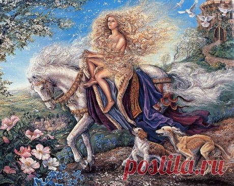 Фэнтези картины Жозефины Уолл (Josephine Wall) - Миры фентези
