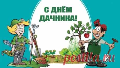 На День дачника желаю
Счастья, сил и вдохновения,
Мира, света и добра,
Чтоб на дачи было классно
Сегодня, завтра и всегда!