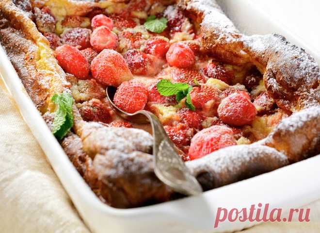Клубничный пирог: быстрый и вкусный рецепт - tochka.net