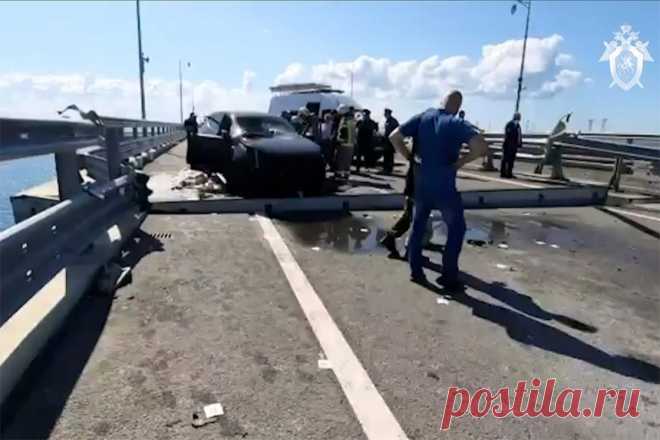 Полковник Матвейчук объяснил роль Запада в подрыве Крымского моста. По его словам, БПЛА могут выполнять подобные задачи только по наводке со спутника.