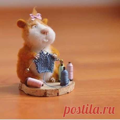 Хомячиха-рукодельница просто чудо