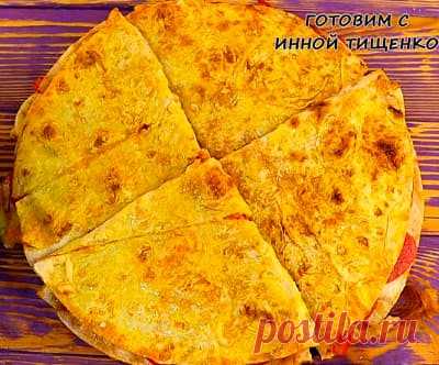 Перекус из лаваша с начинкой