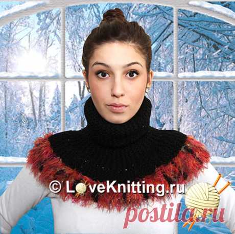 Воротник-пелерина | Loveknitting.ru